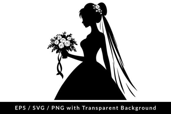 Bride Silhouette SVG EPS PNG: A Designer’s Perspective