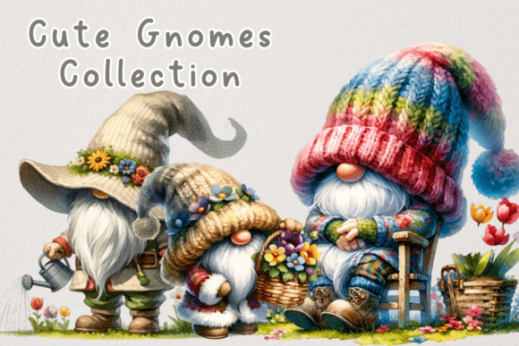 Gnomes Spring Garden Collection