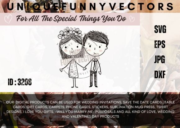 Love and Marriage Stick Figures SVG 3208 Review for Real Projects