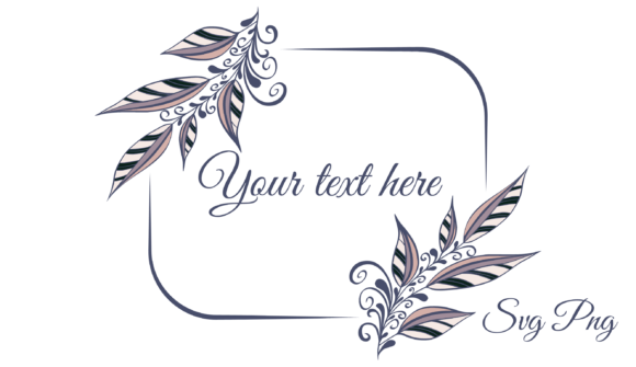 Rectangular Flower Frame